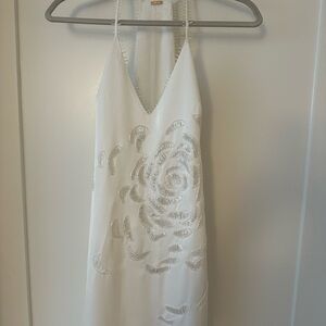 Cult Gaia Varena Gown with hand beaded Rose